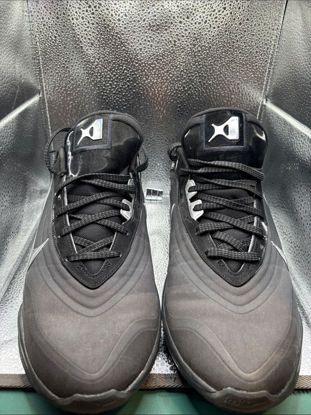 Nike Black Low-Top Sneakers with Subtle Silver Accents